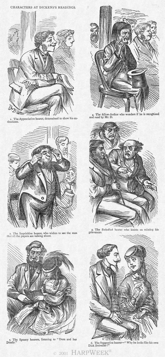 �Characters at Dickens�s Reading�