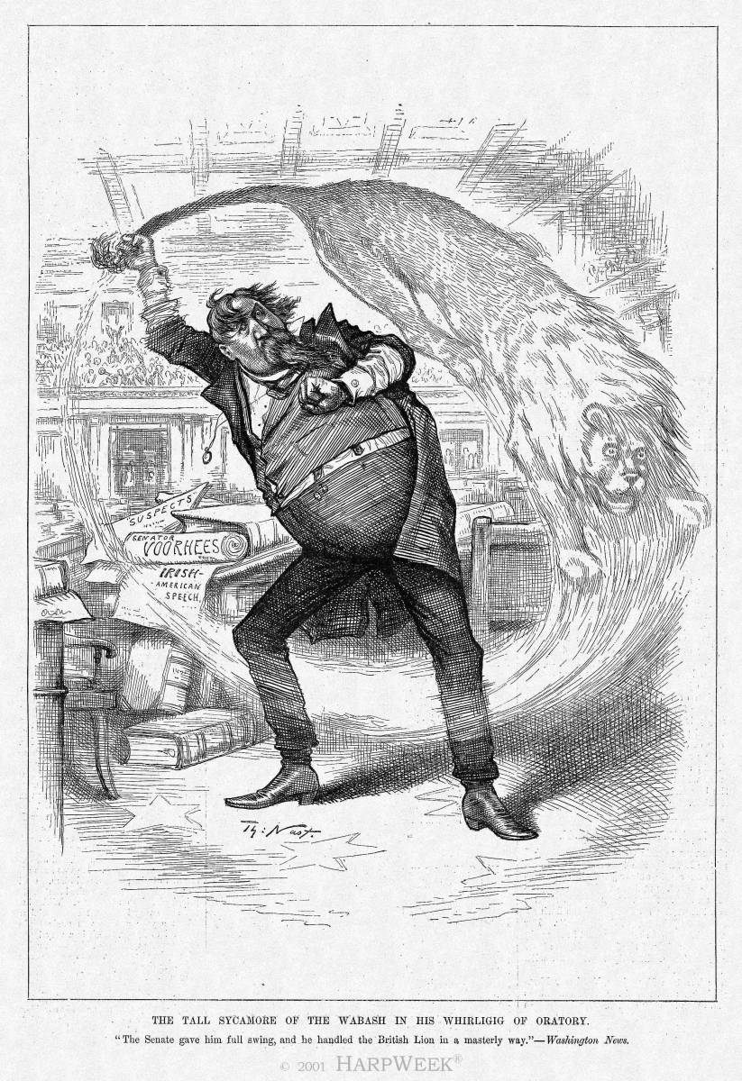 �The Tall Sycamore of the Wabash in His Whirligig of Oratory�