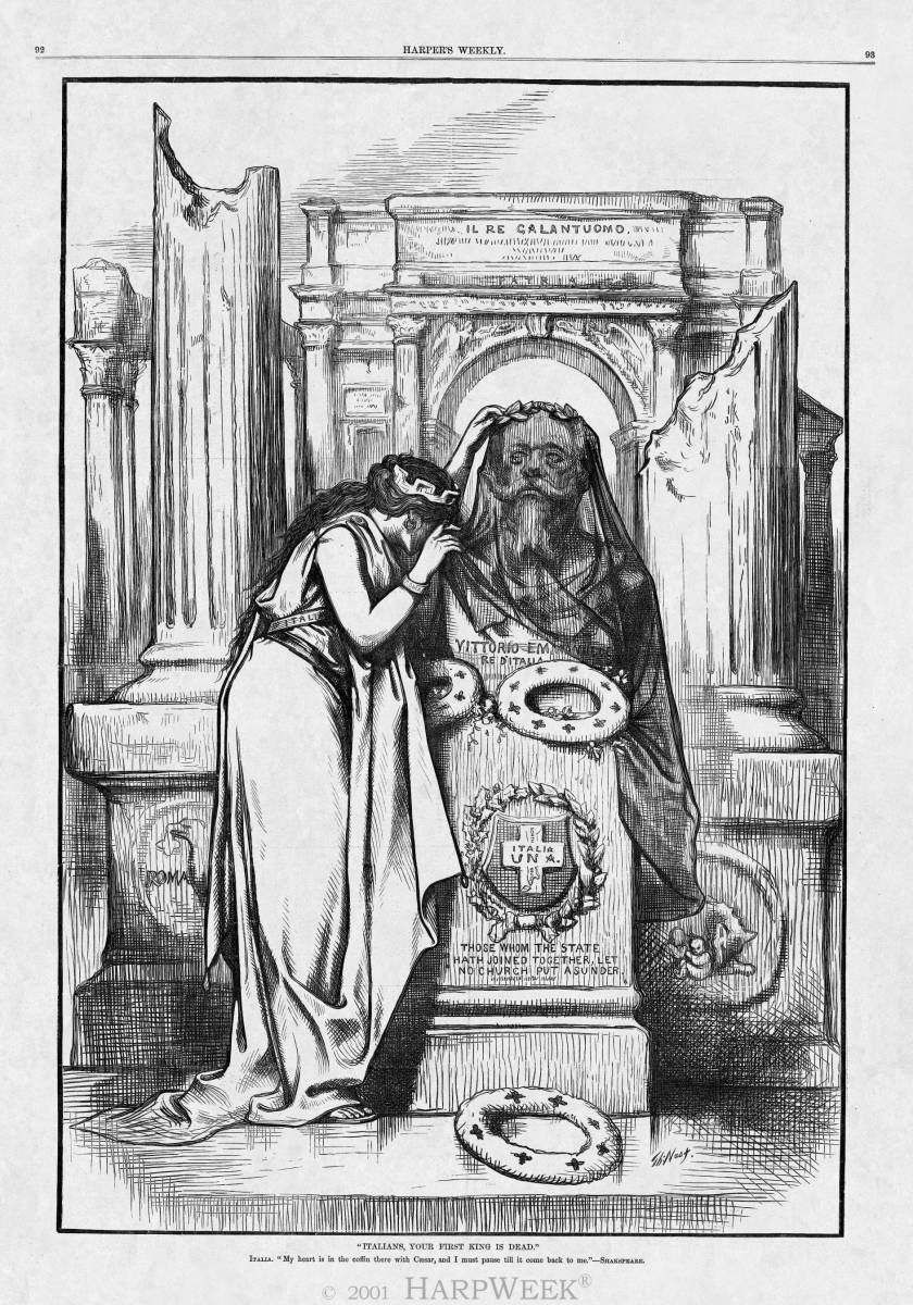 "Italians, your First King is Dead"