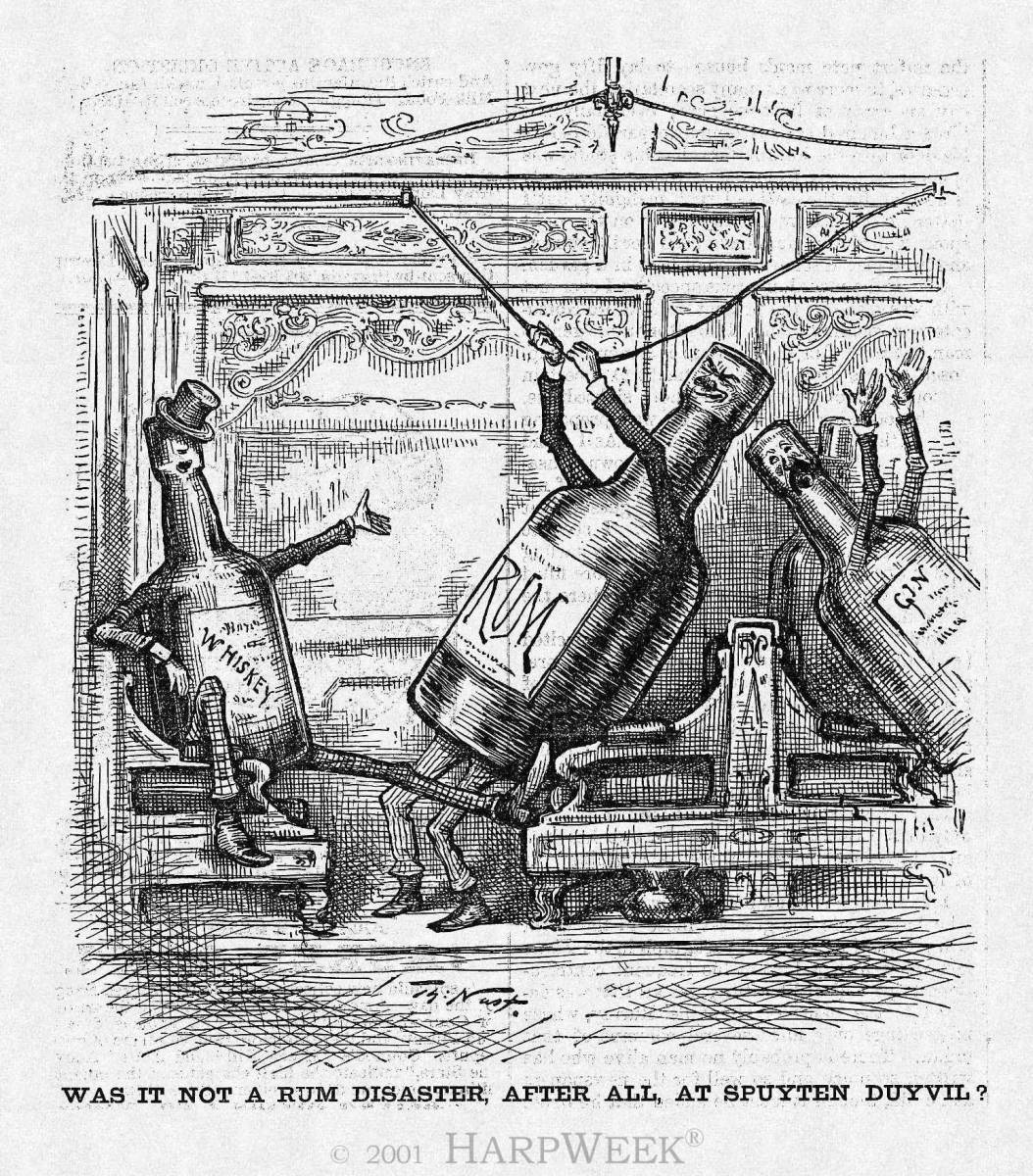"Was it not a rum disaster, after all, at Spuyten Duyvil?"