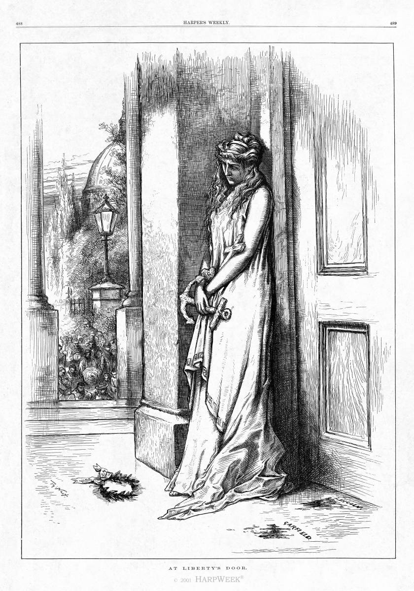 �At Liberty�s Door�