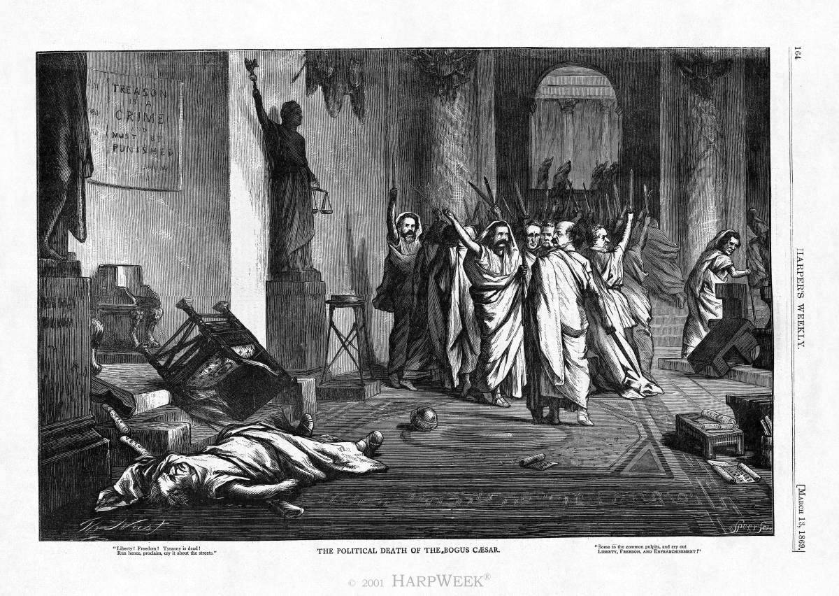 "The Political Death of Bogus Caesar"