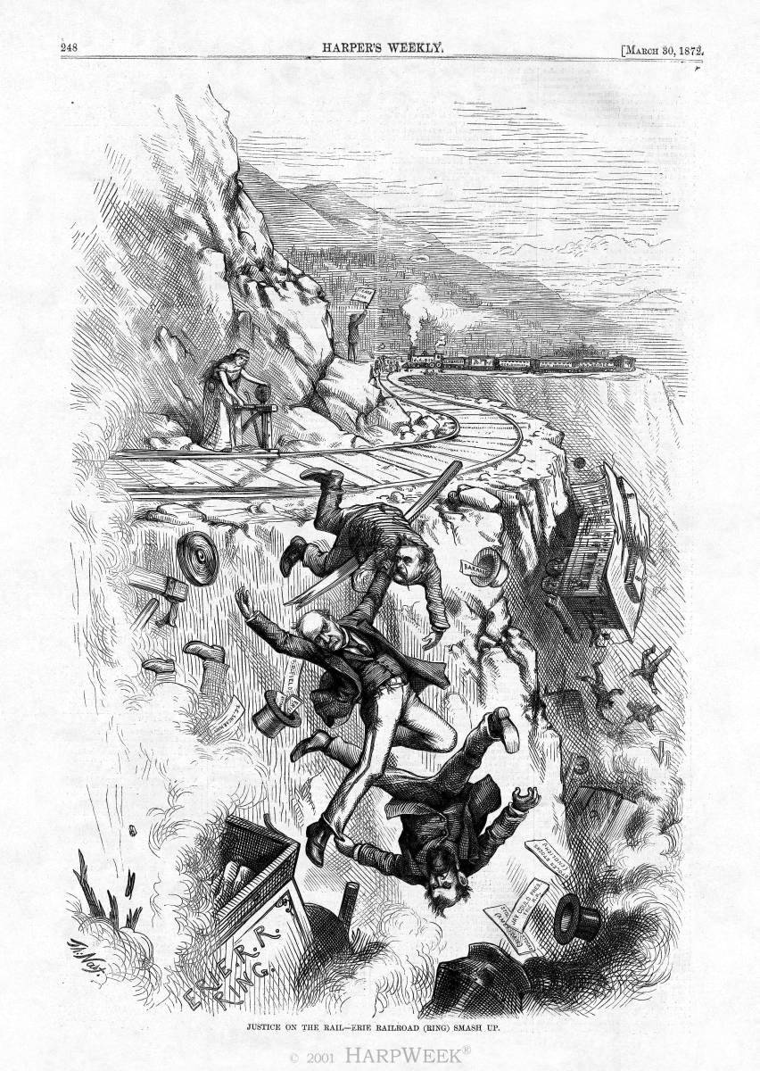 "Justice on the Rail - Erie Railroad (Ring) Smash Up"