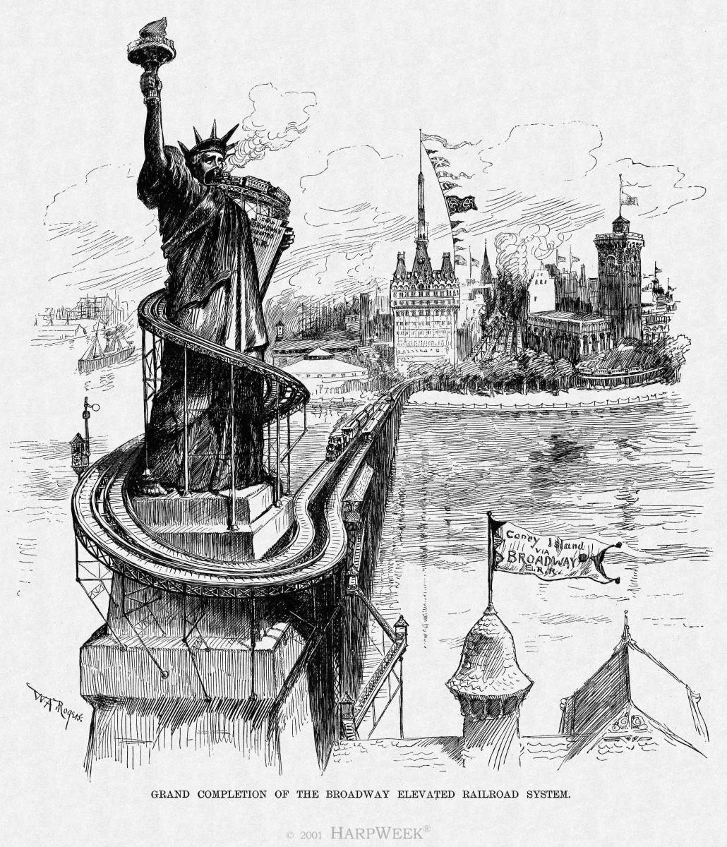 �Grand Completion of the � Elevated Railroad�