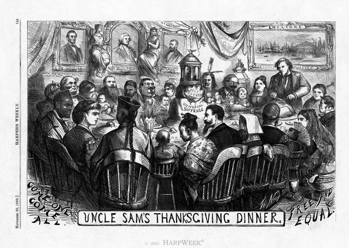 �Uncle Sam�s Thanksgiving Dinner"