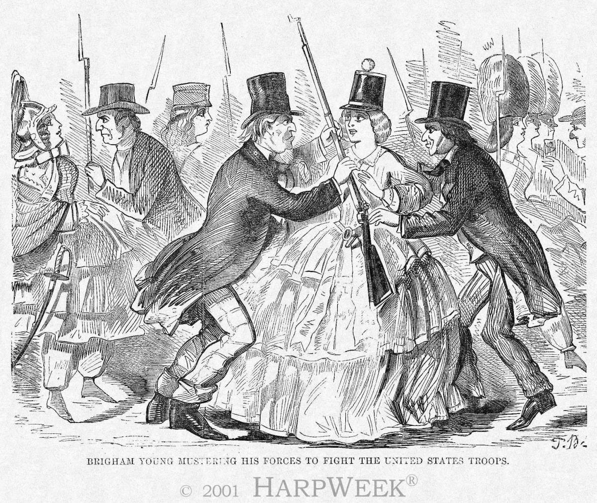 �Brigham Young Mustering His Forces"