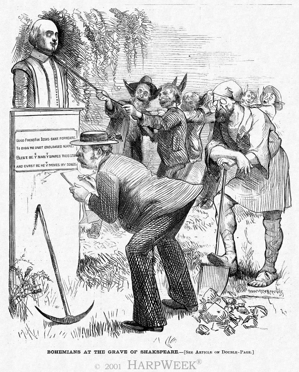 �Bohemians at the Grave of Shakespeare�