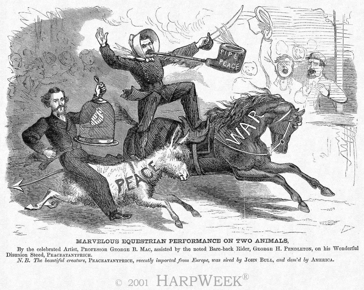 �Marvelous Equestrian Performance of Two Animals�